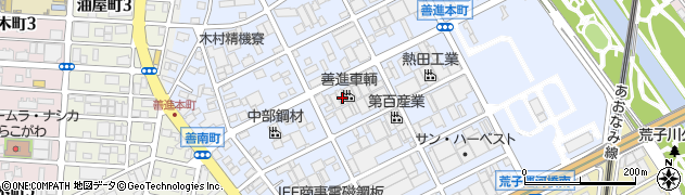 愛知県名古屋市港区善進本町360周辺の地図