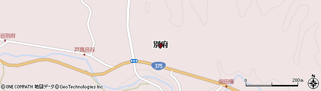 島根県美郷町（邑智郡）別府周辺の地図