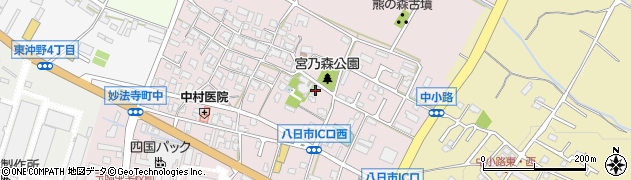 滋賀県東近江市妙法寺町855周辺の地図