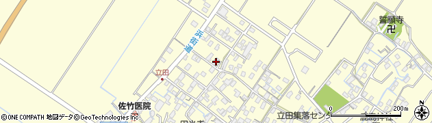 滋賀県守山市立田町1260周辺の地図