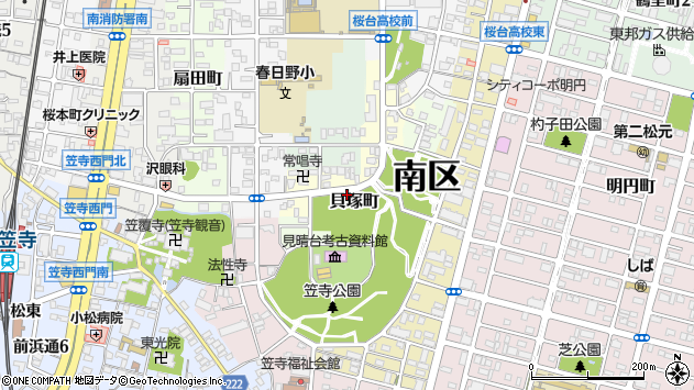 〒457-0035 愛知県名古屋市南区貝塚町の地図