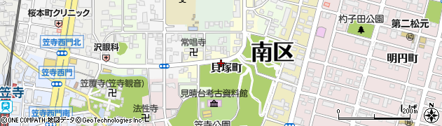 愛知県名古屋市南区貝塚町周辺の地図
