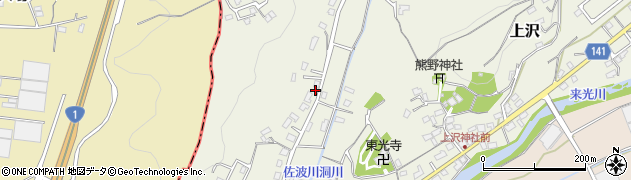 静岡県田方郡函南町上沢300周辺の地図