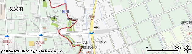 静岡県三島市平田166周辺の地図
