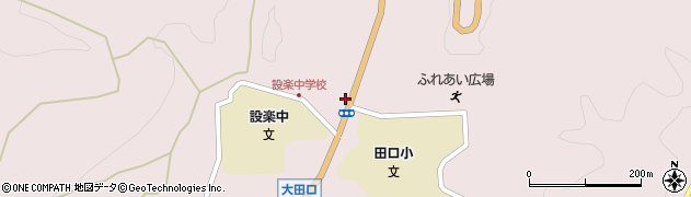 愛知県設楽町（北設楽郡）田口（小西）周辺の地図