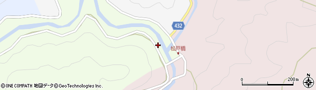 愛知県北設楽郡設楽町松戸イオケドチ周辺の地図