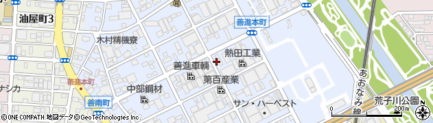 愛知県名古屋市港区善進本町354周辺の地図