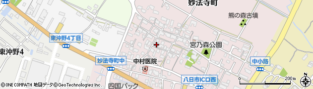 滋賀県東近江市妙法寺町639周辺の地図