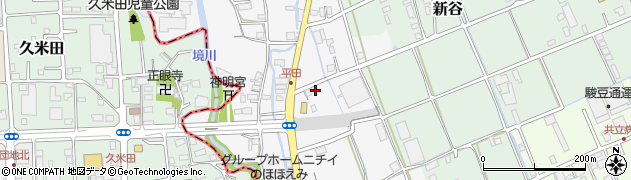 静岡県三島市平田168周辺の地図