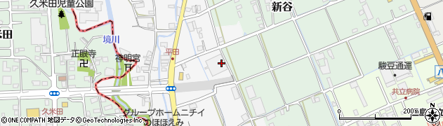 静岡県三島市平田173周辺の地図