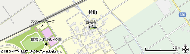 滋賀県近江八幡市竹町325周辺の地図