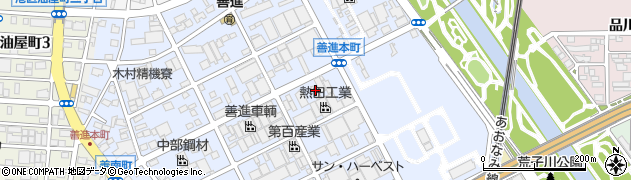 愛知県名古屋市港区善進本町348周辺の地図