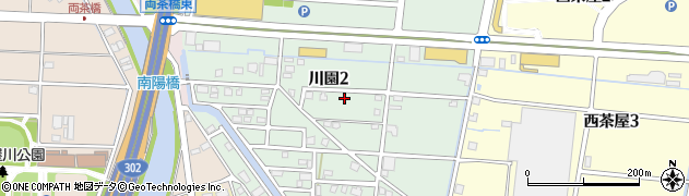 愛知県名古屋市港区川園周辺の地図