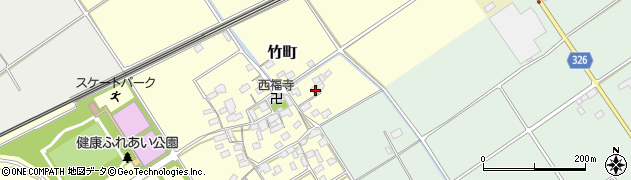 滋賀県近江八幡市竹町48周辺の地図