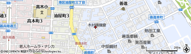 愛知県名古屋市港区善進本町212周辺の地図