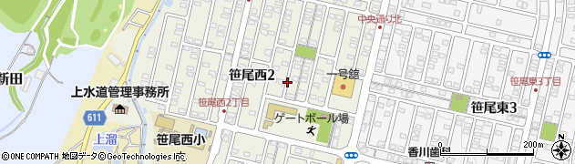 三重県東員町（員弁郡）笹尾西周辺の地図