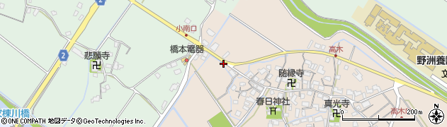 滋賀県野洲市高木811周辺の地図