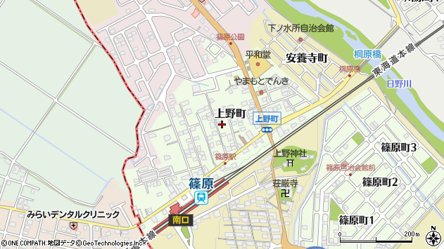 〒523-0046 滋賀県近江八幡市上野町の地図