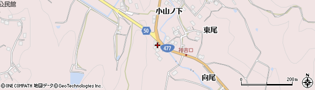 京都府南丹市八木町神吉（向岸）周辺の地図
