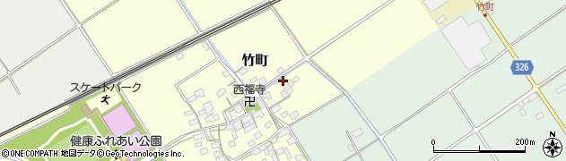 滋賀県近江八幡市竹町47周辺の地図