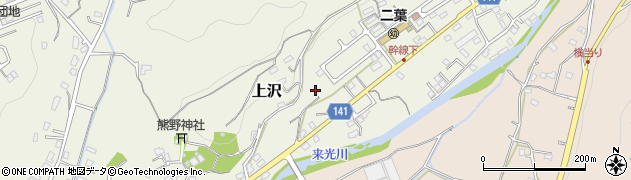 静岡県田方郡函南町上沢645周辺の地図