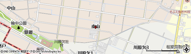 愛知県弥富市中山町（南山）周辺の地図