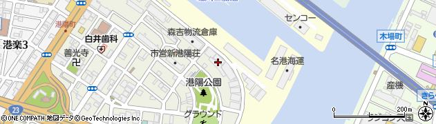 日本トランスシティ株式会社　名古屋支店港営業所・千年倉庫周辺の地図