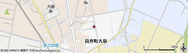 三重県いなべ市員弁町大泉2609周辺の地図
