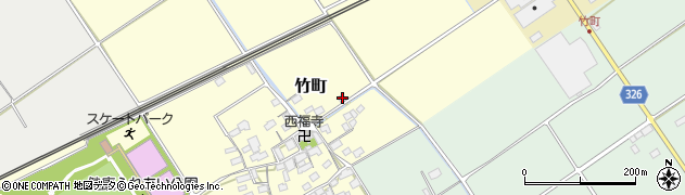 滋賀県近江八幡市竹町919周辺の地図