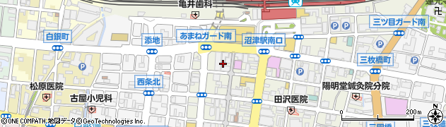 カラオケＢａｎＢａｎ　沼津駅前店周辺の地図