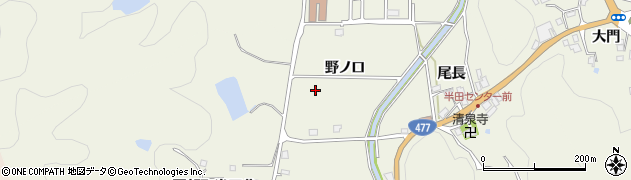 京都府南丹市園部町半田野ノ口周辺の地図