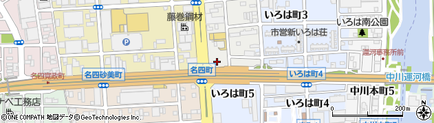 愛知県名古屋市港区築盛町54周辺の地図