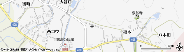 京都府南丹市八木町諸畑周辺の地図