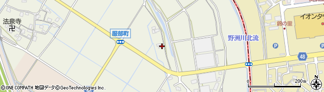 滋賀県守山市服部町495周辺の地図