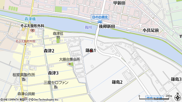 〒498-0035 愛知県弥富市鎌島の地図