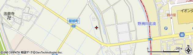 滋賀県守山市服部町496周辺の地図