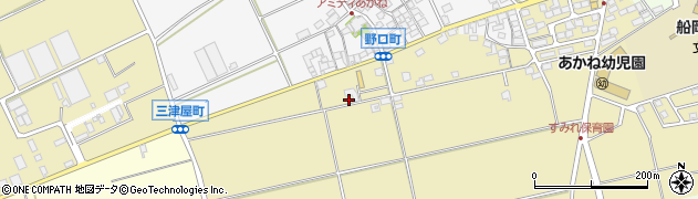 滋賀県東近江市三津屋町281周辺の地図