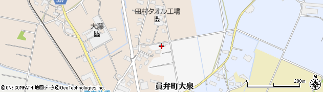 三重県いなべ市員弁町大泉2601周辺の地図
