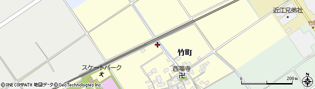 滋賀県近江八幡市竹町1069周辺の地図