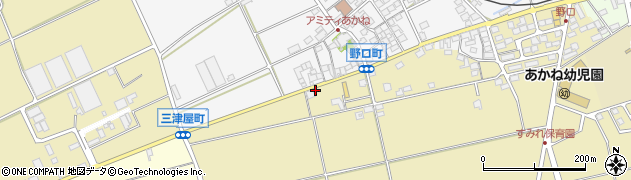 滋賀県東近江市三津屋町694周辺の地図