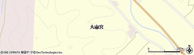 兵庫県丹波篠山市大山宮周辺の地図