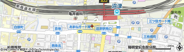 スルガ銀行沼津駅支店 ＡＴＭ周辺の地図