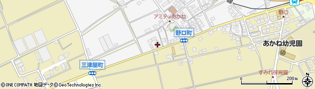 滋賀県東近江市野口町152周辺の地図