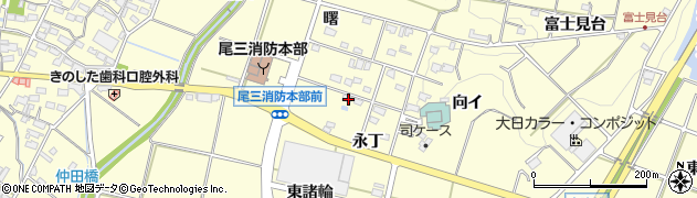 愛知県愛知郡東郷町諸輪曙周辺の地図