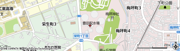 豊田市役所　上下水道局水道維持課周辺の地図