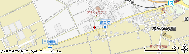 滋賀県東近江市野口町140周辺の地図
