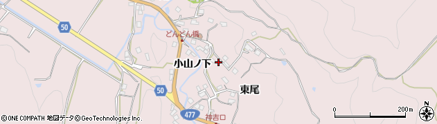 京都府南丹市八木町神吉（東尾）周辺の地図