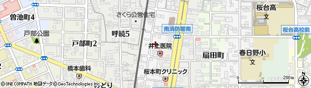 愛知県名古屋市南区西桜町周辺の地図