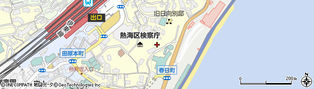 静岡県熱海市春日町8周辺の地図