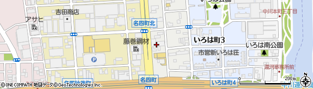 愛知県名古屋市港区築盛町45周辺の地図